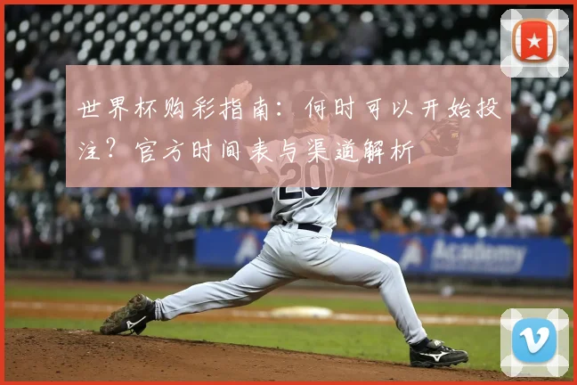 世界杯购彩指南：何时可以开始投注？官方时间表与渠道解析